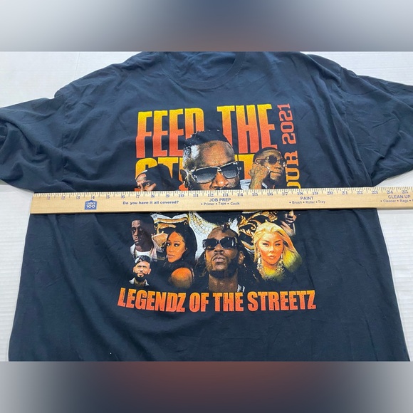 Legendz Of The Streetz Tour Rick Ross Jeezy Mens Shirt Size XL - Picture 5 of 5